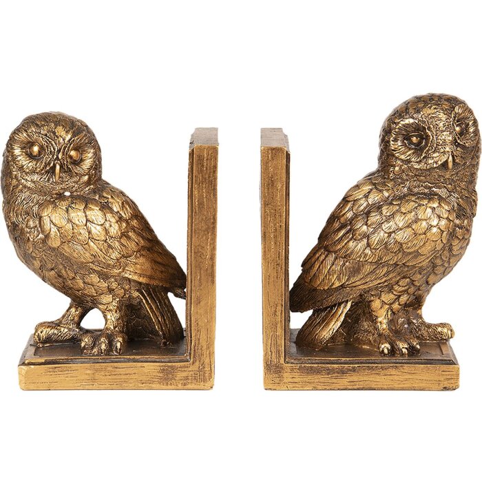 Serre-livres (2 parties) Chouettes 12x8x16 cm - 6PR2653