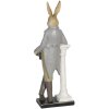 Décoration Lapin avec chapeau 17x9x46 cm - 6PR2602