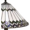 Lampe de table Tiffany Ø 40x62 cm E27-max 2x60W