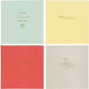 Goldbuch Album photo riche en mots 25x25 cm 60 pages blanches
