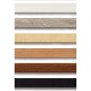 Stockholm 3D cadre en bois 30x30 cm double passe-partout noir