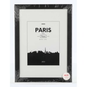 Cadre plastique Paris 21x30 cm noir
