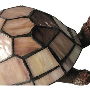 Lampe de table Tiffany Tortue 23x14x8 cm E14-max 1x25W LumiLamp 5LL-6054