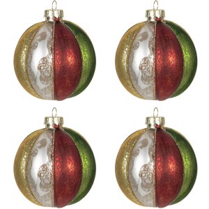 Boule de Noël Ø 8 cm (set de 4 pièces)...