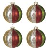Boule de Noël Ø 8 cm (set de 4 pièces) Clayre & Eef 6GL2736