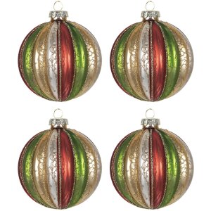 Boule de Noël Ø 8 cm (set de 4 pièces)...