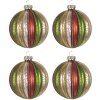 Boule de Noël Ø 8 cm (set de 4 pièces) Clayre & Eef 6GL2737