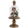 Cloche en verre avec décoration Ø 9x21 cm Clayre & Eef 6GL2805