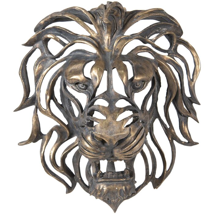 Décoration Tête de lion 42x23x46 cm Clayre & Eef 6PR2811