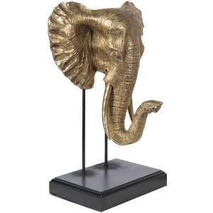 Décoration Tête déléphant 42x30x56 cm Clayre & Eef 6PR2812