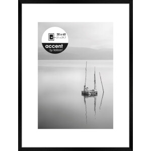 Accent Bois Cadre photo Aura 30x40 cm noir