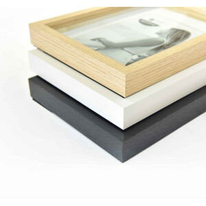 Accent Bois Cadre photo Aura 30x40 cm blanc