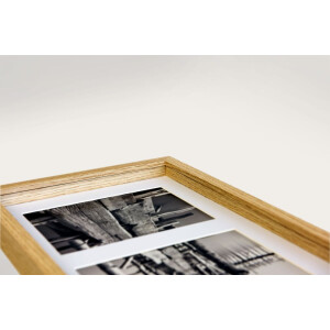 Accent Bois Cadre photo Aura 30x40 cm blanc