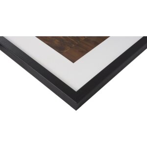 Cadre en bois Jardin 70x100 cm noir