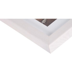 Cadre en bois Jardin 70x100 cm blanc