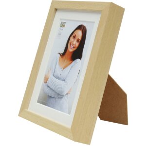Cadre en bois Deknudt S223H1 naturel 18x24 cm