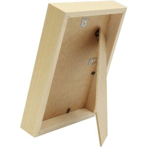 Cadre en bois Deknudt S223H1 naturel 18x24 cm