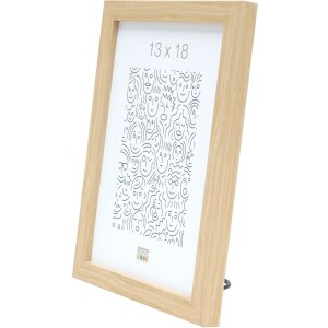 S43AH Cadre en bois Deknudt 13x13 cm nature