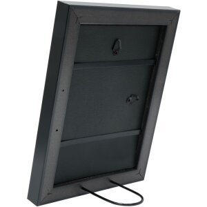 Cadre plastique S45FD2 argent 18x24 cm verre antireflet