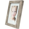 Cadre en bois Deknudt S45RH7AR gris-beige 10x15 cm verre antireflet