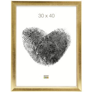 Cadre en bois S45YA1 or 21x30 cm verre antireflet