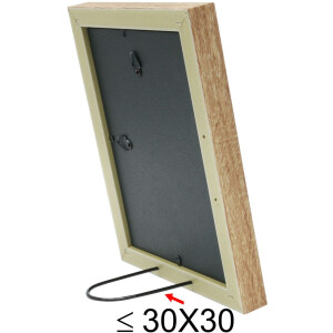 Cadre en bois S46TG noir 30x45 cm