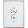 Cadre plastique S46WG blanc bord naturel 10x15 cm