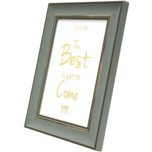 Cadre photo S46XF vert-gris 10x15 cm