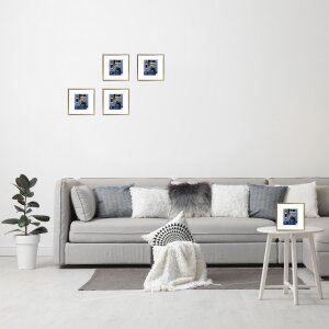 Cadre plastique Henzo Napoli 40x40 cm or