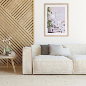 Cadre photo Moderne 70x100 cm brun moyen