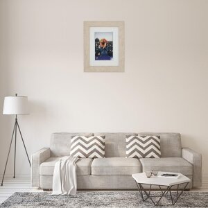 WPC cadre photo Dahlia 15x20 cm blanc