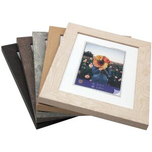 WPC cadre photo Dahlia 15x20 cm blanc