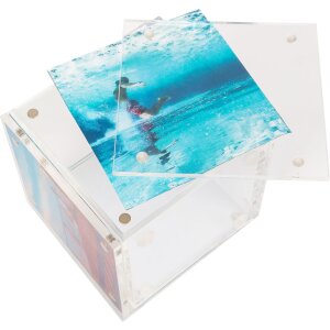 Goldbuch cube photo acrylique 5 photos 8x8 cm