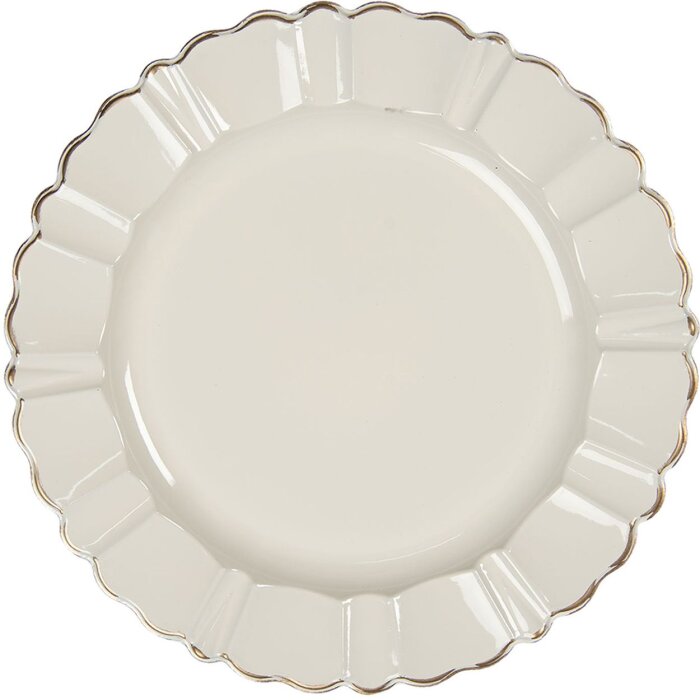 Assiette Ø 33 cm crème 64595N