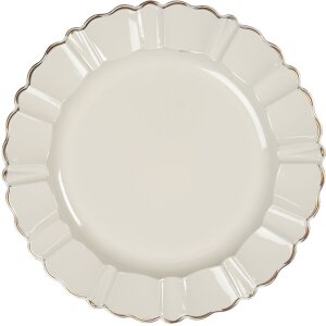 Assiette Ø 33 cm crème 64595N