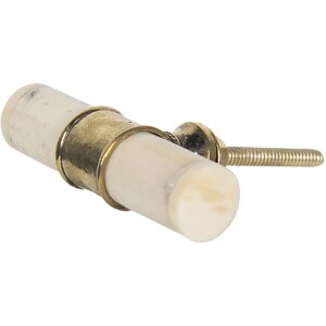 Bouton de porte 6x1 cm crème 64690