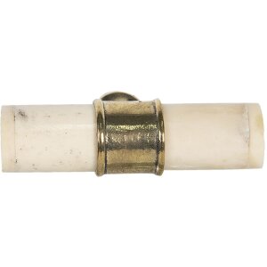 Bouton de porte 6x1 cm crème 64690