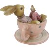 Décoration Lapin 10x8x8 cm multicolore 6PR3328