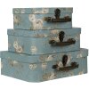 Décoration Valises (set de 3) 30x21x9-25x18x9-20x16x8 cm multicolore 64753