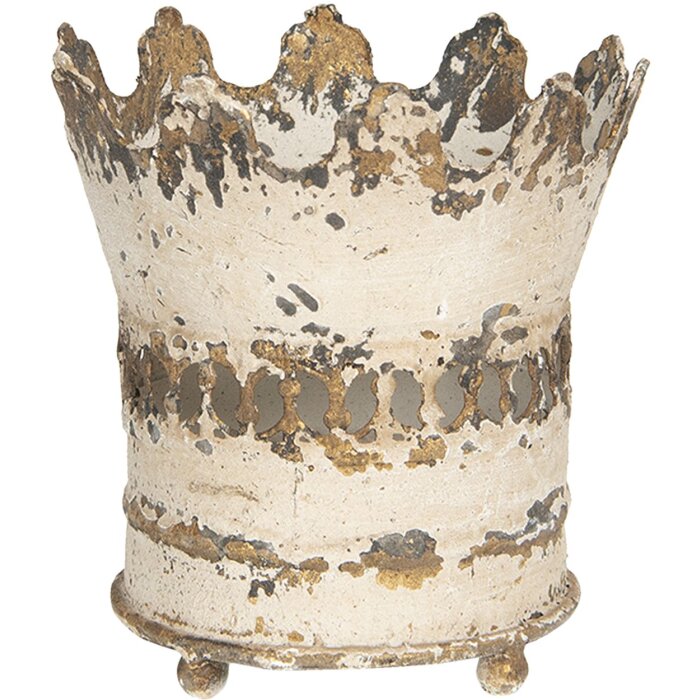 Bougeoir - Porte-bougie Ø 14x15 cm beige 6Y3980