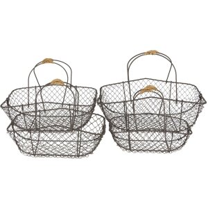 Panier (set de 2 pièces) 38x28x36 - 34x23x32 -...