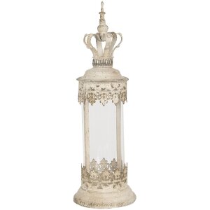 Lanterne Ø 17x55 cm blanc 6Y3975