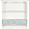 Clayre & Eef Étagère murale 56x13x60 cm blanc 5H0465
