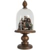 Cloche en verre avec décoration Ø 26x56 cm LED transparent 5GL0017