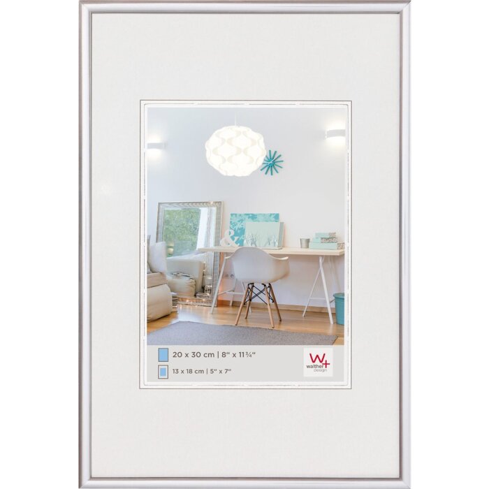 Walther cadre plastique New Lifestyle 10x13 cm argenté
