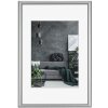 Cadre alu Detroit 70x100 cm argent verre normal