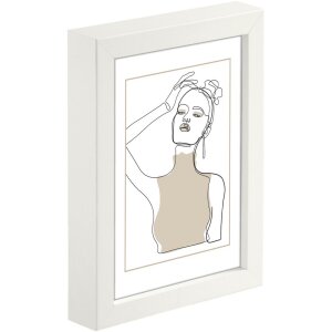 Cadre en bois Copenhague 15x20 cm blanc