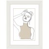 Cadre en bois Copenhague 30x40 cm blanc