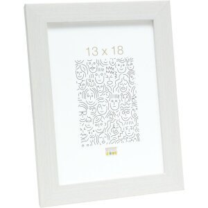Cadre plastique Deknudt S41VF1 blanc 20x30 cm verre...