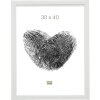 Cadre plastique Deknudt S41VF1 blanc 20x30 cm verre antireflet